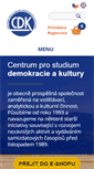 Mobile Screenshot of cdk.cz