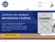 Tablet Screenshot of cdk.cz
